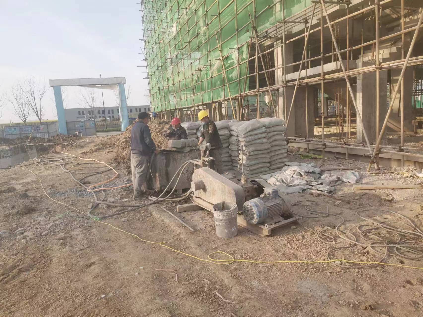 武冈别墅下沉注浆